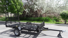 Load image into Gallery viewer, 5ft. x 9ft Sportstar II Steel Mesh-floor Utility Trailer with Rear Gate/Ramp 1420-lb. Load Capacity NS2