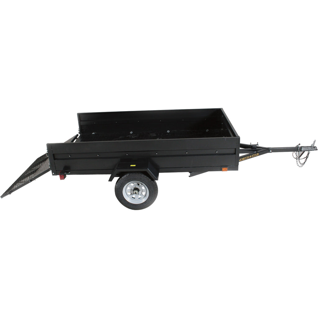 5ft x 8ft Multistar Multi-Purpose Utility Trailer with Ramp 1430-lb load capacity ML
