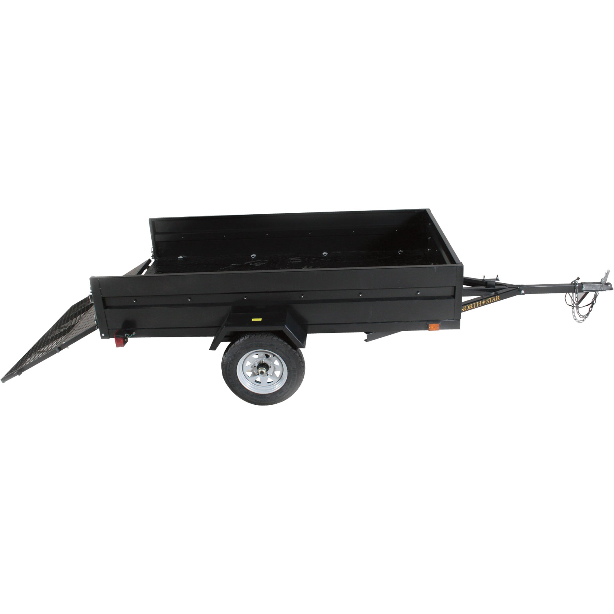 5ft x 8ft Multistar Multi-Purpose Utility Trailer with Ramp 1430-lb load capacity ML