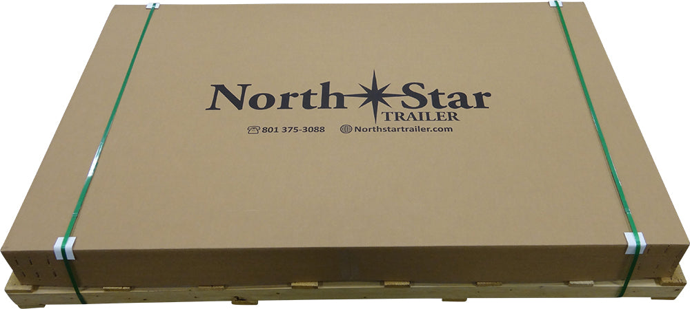 5ft x 8ft Allstar Utility Trailer with Rear Loading Ramp 1635lb load capacity NN58