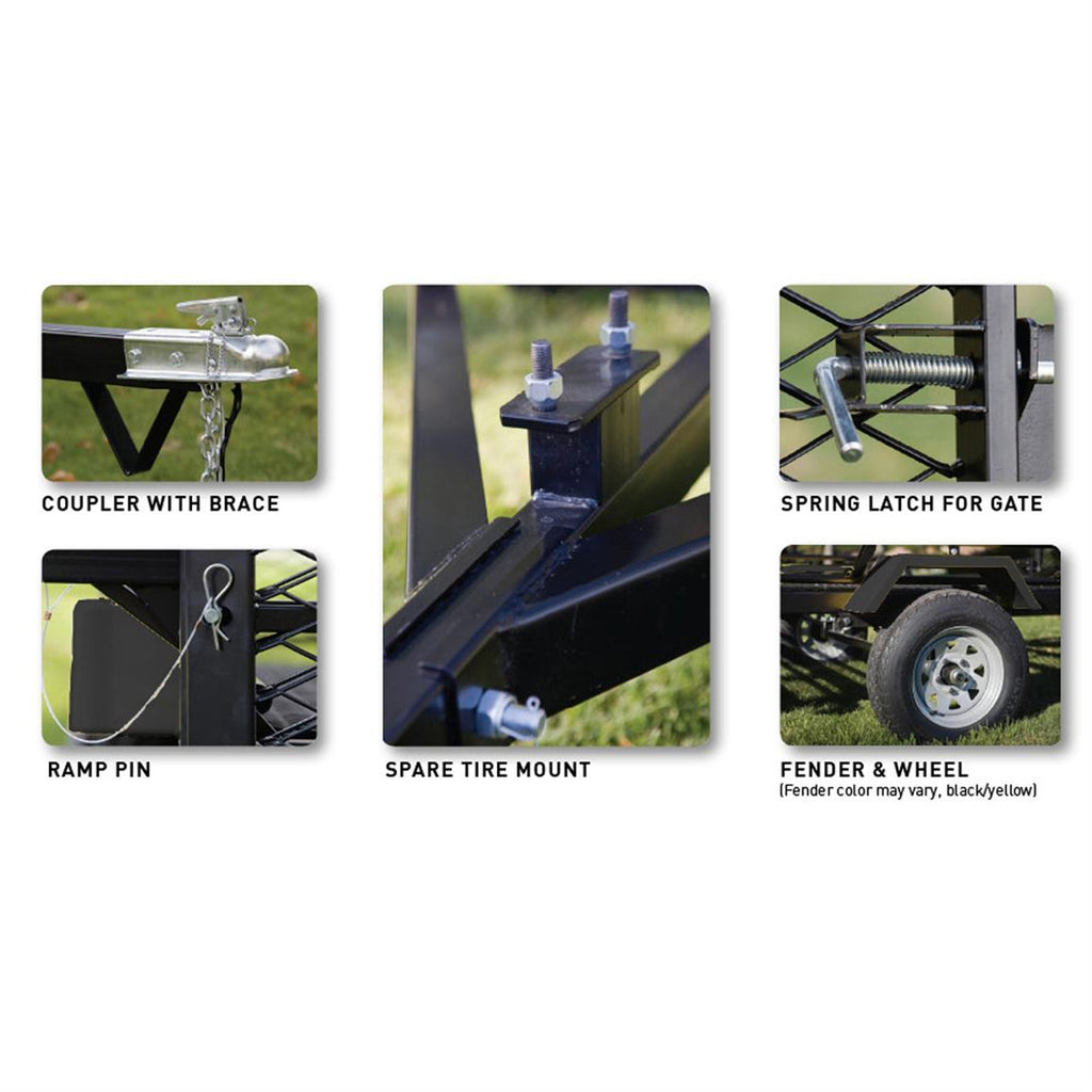 4ft x 6ft Sportstar 1 ATV Utility Trailer Kit 690-lb load capacity NS-1
