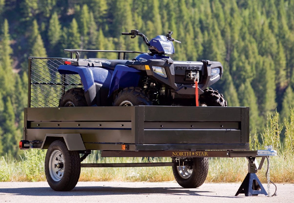 5ft x 8ft Multistar Multi-Purpose Utility Trailer with Ramp 1430-lb load capacity ML